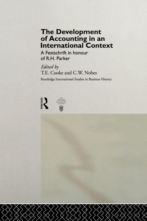 Produktbild: The Development of Accounting in an International Context