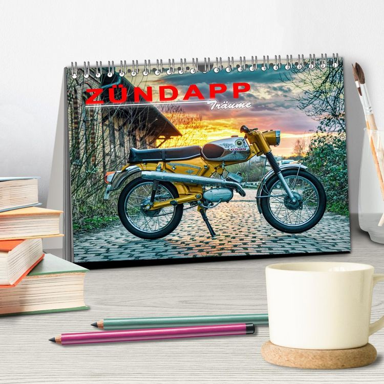 Produktbild: Zündapp-Träume (Tischkalender 2025 DIN A5 quer), CALVENDO Monatskalender