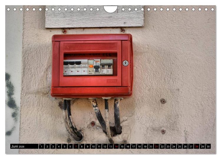 Produktbild: Unter Strom - Elektroinstallationen der besonderen Art (Wandkalender 2026 DIN A4 quer), CALVENDO Monatskalender