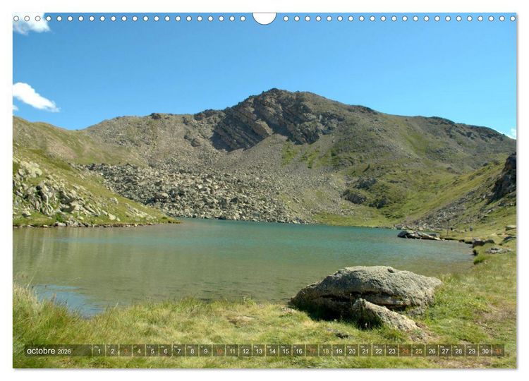 Produktbild: Le paradis des lacs de montagne (Calendrier mural 2026 DIN A3 vertical), CALVENDO calendrier mensuel
