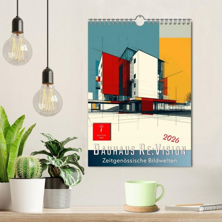 Produktbild: Bauhaus Re:Vision (Wandkalender 2026 DIN A4 hoch), CALVENDO Monatskalender