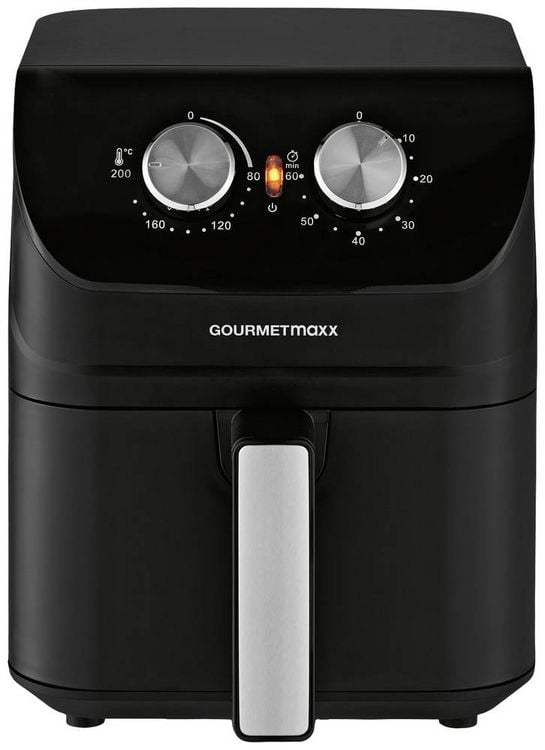 Produktbild: GourmetMaxx 14578 Hei&szlig;luft-Fritteuse 4l 1400W Cool-Touch-Geh&auml;use Schwarz