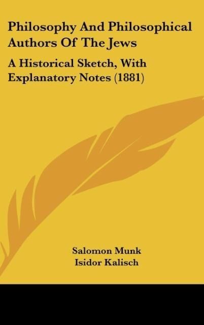 Produktbild: Philosophy And Philosophical Authors Of The Jews