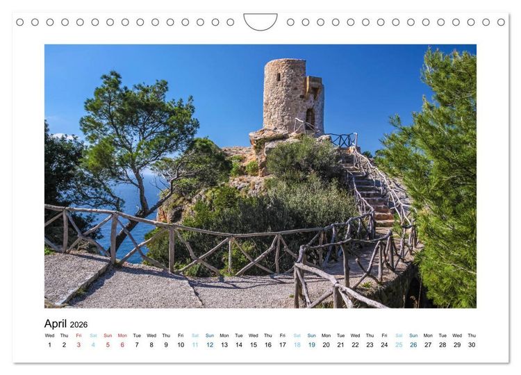 Produktbild: Longing for Mallorca (Wall Calendar 2026 DIN A4 landscape), CALVENDO 12 Month Wall Calendar