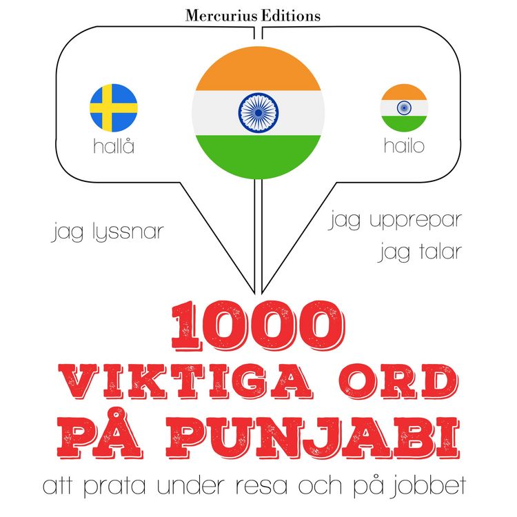 Produktbild: 1000 viktiga ord p&aring; Punjabi