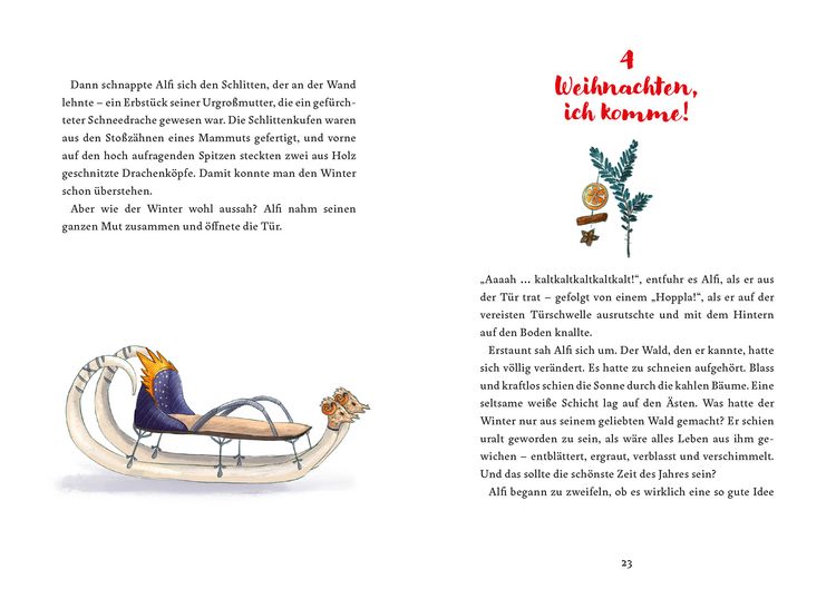 Was Drachen an Weihnachten machen - Eine Vorlesegeschichte in 24 Kapiteln
