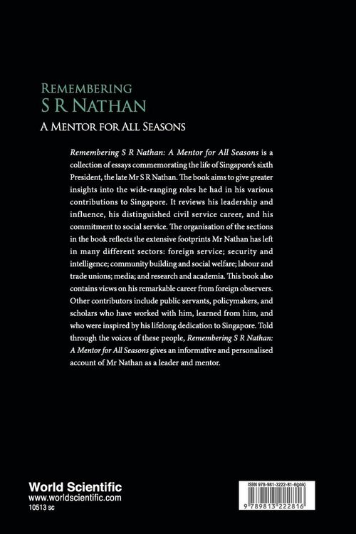 Produktbild: REMEMBERING S R NATHAN