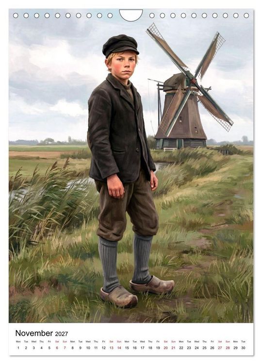 Produktbild: Boys of the World &ndash; At the Turn of the 20th Century (Wall Calendar 2027 DIN A4 portrait), CALVENDO 12 Month Wall Calendar