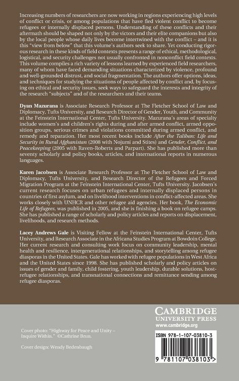 Produktbild: Research Methods in Conflict Settings