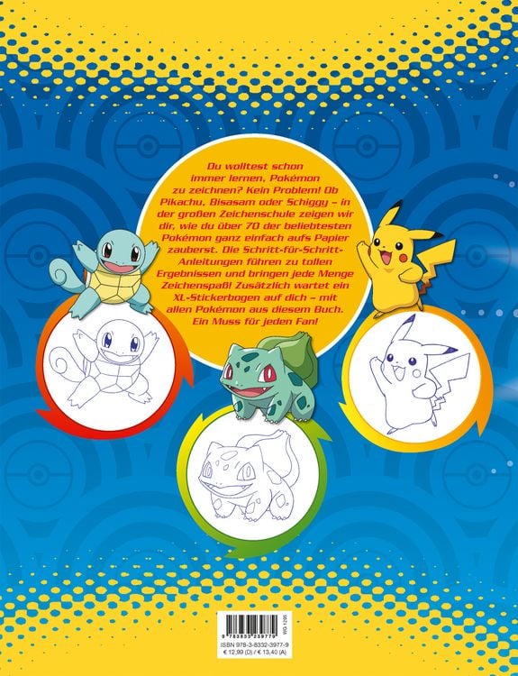 Produktbild: Pok&eacute;mon: Zeichne Pok&eacute;mon Schritt f&uuml;r Schritt
