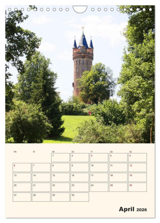 Produktbild: Park Sanssouci und Park Babelsberg (Wandkalender 2026 DIN A4 hoch), CALVENDO Monatskalender