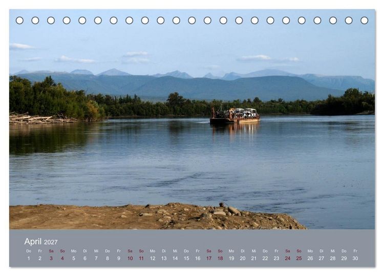 Produktbild: Kamtschatka - Vulkane, Asche, Eis (Tischkalender 2027 DIN A5 quer), CALVENDO Monatskalender