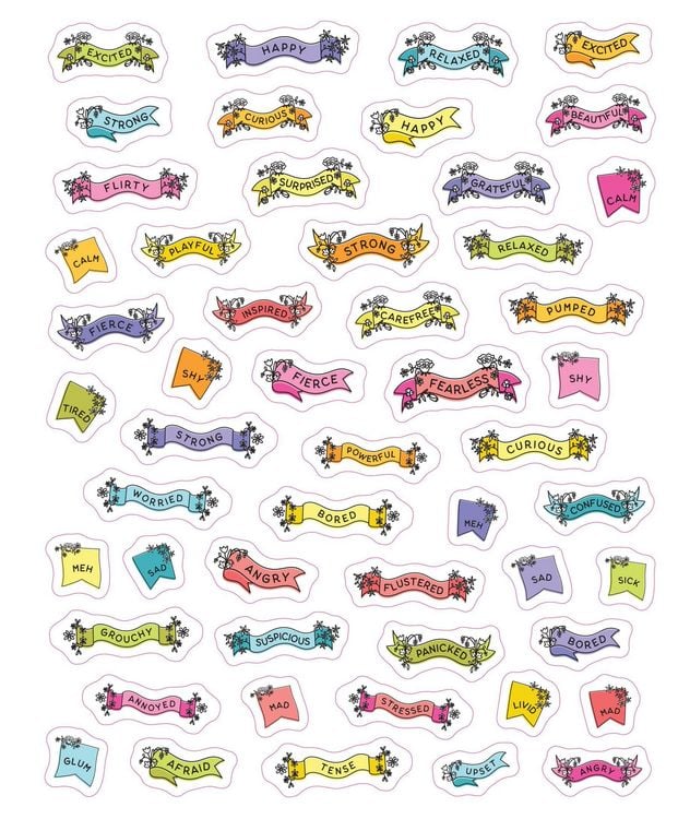 Produktbild: So. Many. Feelings Stickers.