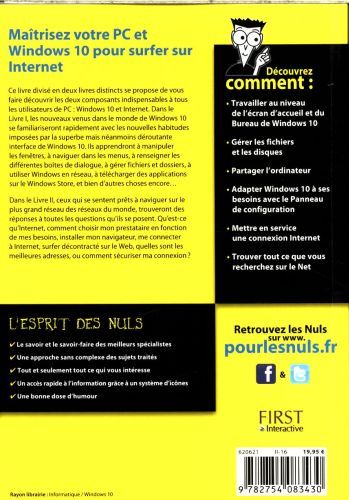 Produktbild: Windows 10 & Internet Pour les Nuls