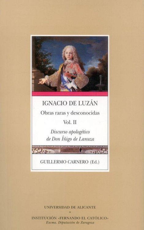 Produktbild: Obras raras y desconocidas : discurso apolog&eacute;tico de Don &Iacute;&ntilde;igo de Lanuza