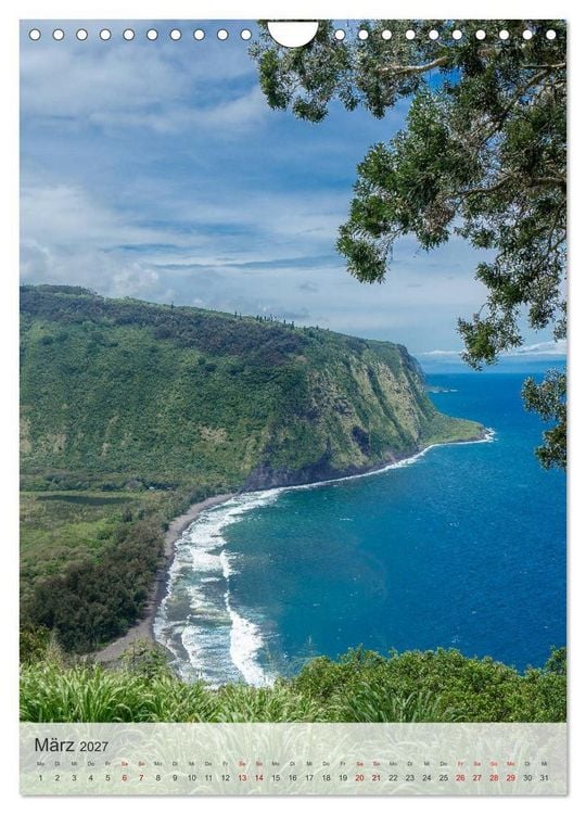 Produktbild: Willkommen in Hawai'i (Wandkalender 2027 DIN A4 hoch), CALVENDO Monatskalender