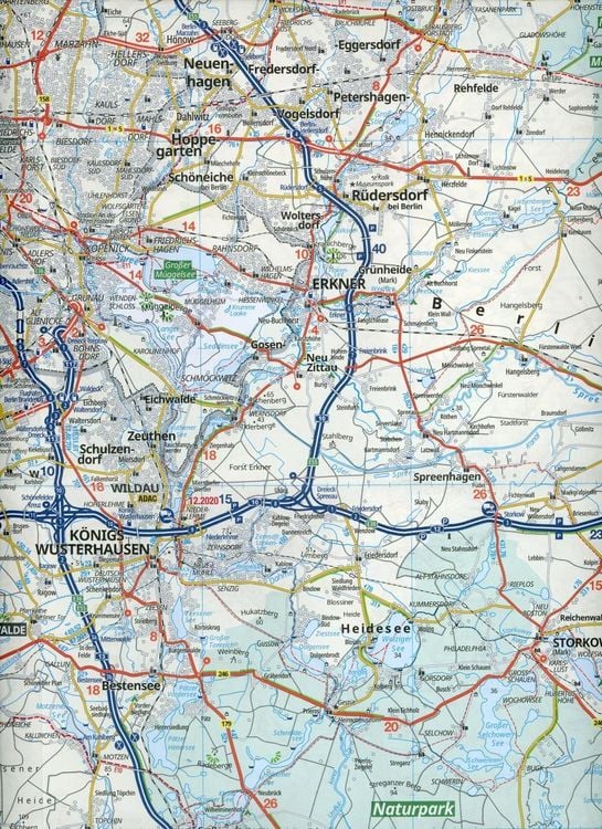 Produktbild: ADAC Regionalkarte Blatt 6 Berlin und Umgebung 1:150 000