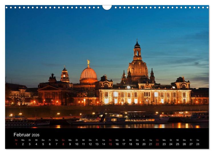 Produktbild: Dresden, das Florenz an der Elbe (Wandkalender 2026 DIN A3 quer), CALVENDO Monatskalender