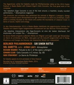 Produktbild: Sir Simon Rattle and Sol Gabetta - Baden Baden 2014