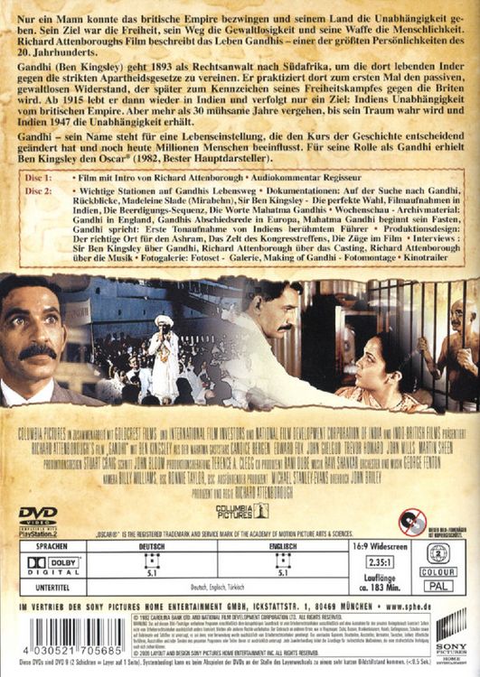 Produktbild: Gandhi [DE] [2 DVDs]