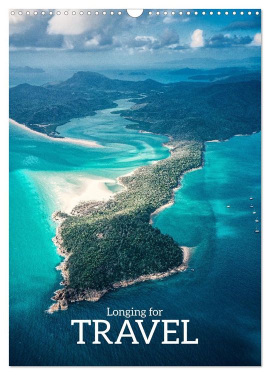 Produktbild: Longing for Travel (Wall Calendar 2026 DIN A3 portrait), CALVENDO 12 Month Wall Calendar