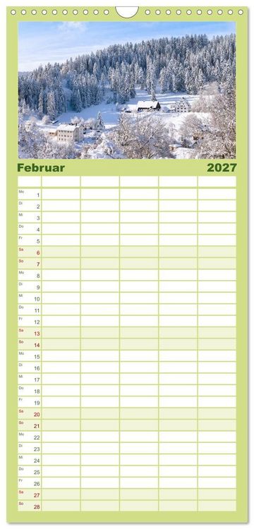 Produktbild: Familienplaner 2027 - Freudenstadt 2027 mit 5 Spalten (Wandkalender, 21 x 45 cm) CALVENDO