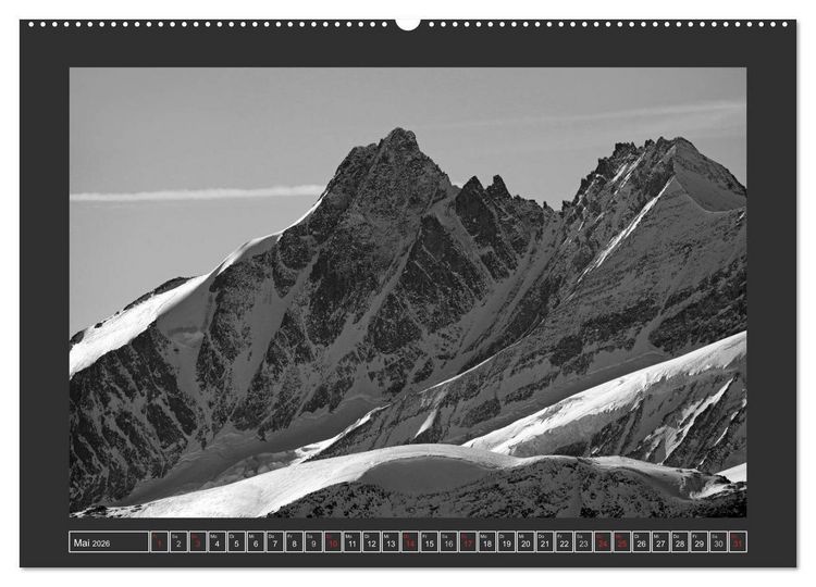 Produktbild: Der Gro&szlig;glockner 3798m (Wandkalender 2026 DIN A2 quer), CALVENDO Monatskalender