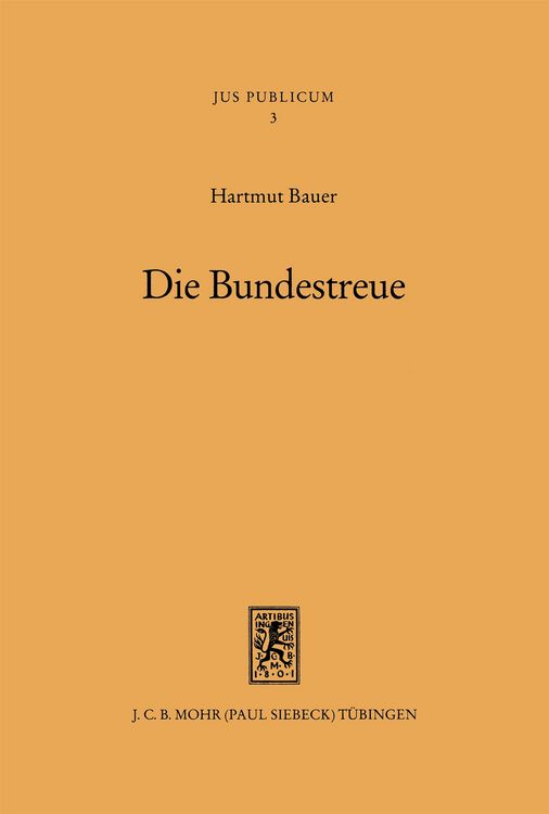 Produktbild: Die Bundestreue