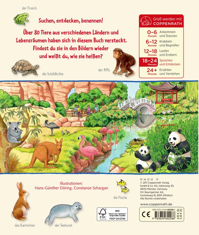 Produktbild: Bilder suchen - Wörter finden: Such mit bei den Tieren