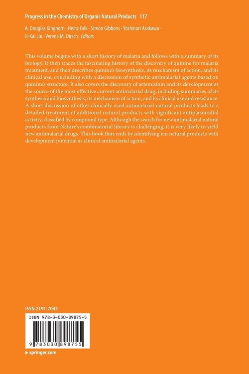 Produktbild: Antimalarial Natural Products
