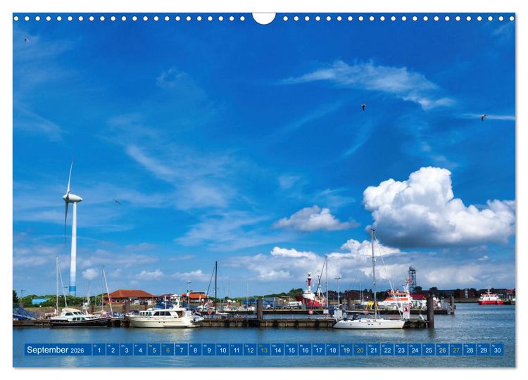 Produktbild: BORKUM Entdeckungen (Wandkalender 2026 DIN A3 quer), CALVENDO Monatskalender