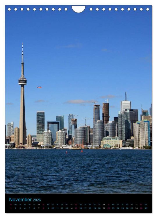 Produktbild: Toronto und Umgebung (Wandkalender 2026 DIN A4 hoch), CALVENDO Monatskalender