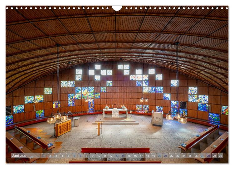 Produktbild: Bremer Kirchen von Innen (Wandkalender 2026 DIN A3 quer), CALVENDO Monatskalender