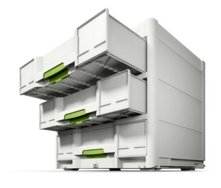 Produktbild: Festool Systainer SYS3-SORT/3M 337 577769 Transportkiste (L x B x H) 396 x 296 x 337mm