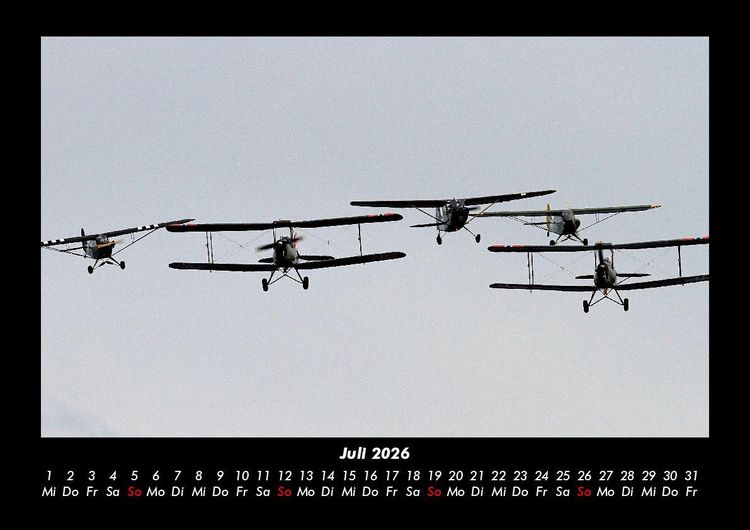 Produktbild: Flugzeuge 2026 Fotokalender DIN A3