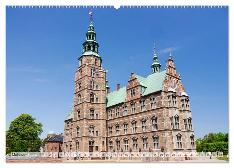 Produktbild: Kopenhagen. D&auml;nemarks sch&ouml;ne bunte Metropole (hochwertiger Premium Wandkalender 2026 DIN A2 quer), Kunstdruck in Hochglanz