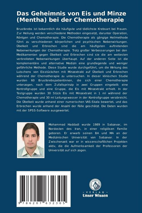 Produktbild: Das Geheimnis von Eis und Minze (Mentha) bei der Chemotherapie