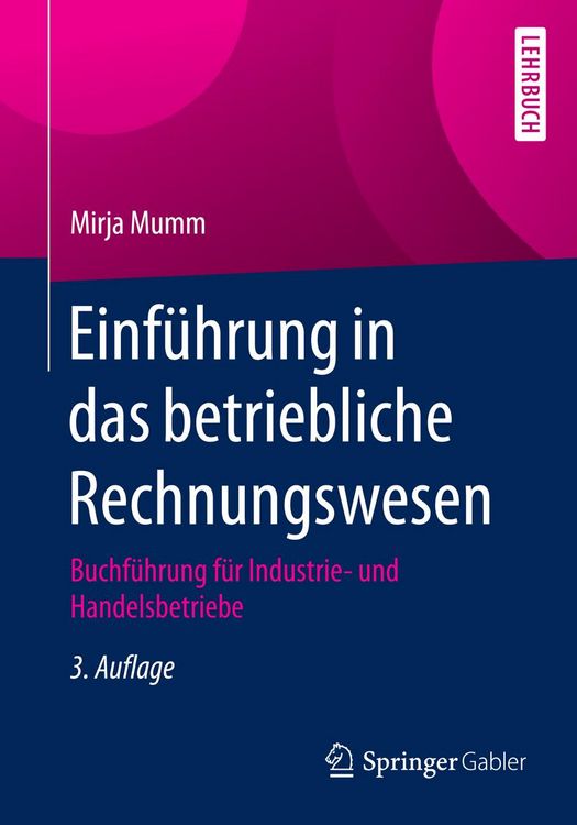 Produktbild: Einf&uuml;hrung in das betriebliche Rechnungswesen