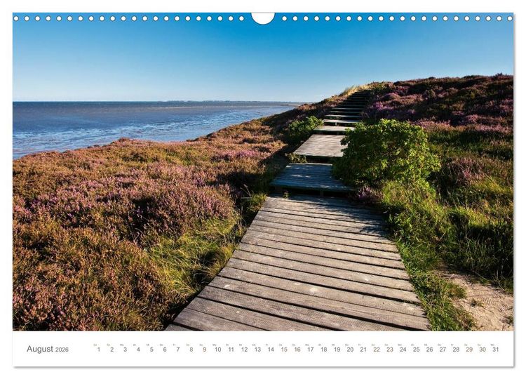 Produktbild: Stege & Wege auf Sylt (Wandkalender 2026 DIN A3 quer), CALVENDO Monatskalender