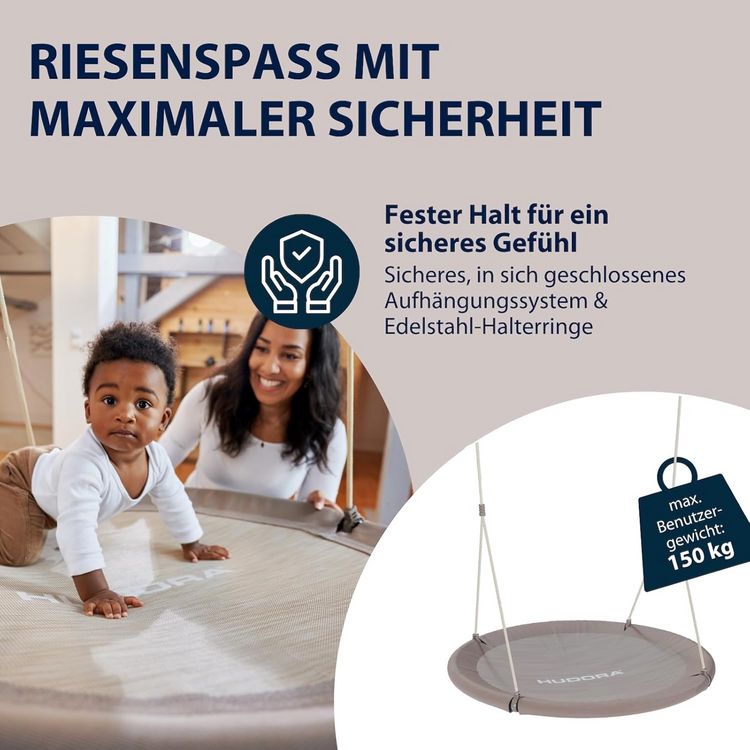 Produktbild: HUDORA 72212 - Nestschaukel Lounge 110 cm, sand