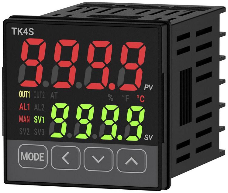 Produktbild: TRU COMPONENTS TK4S-14RC PID Temperaturregler K, J, E, T, B, R, S, N, C, L, U, PL-II -199.9 bis 999.9&deg;C SSR, Relais 3A