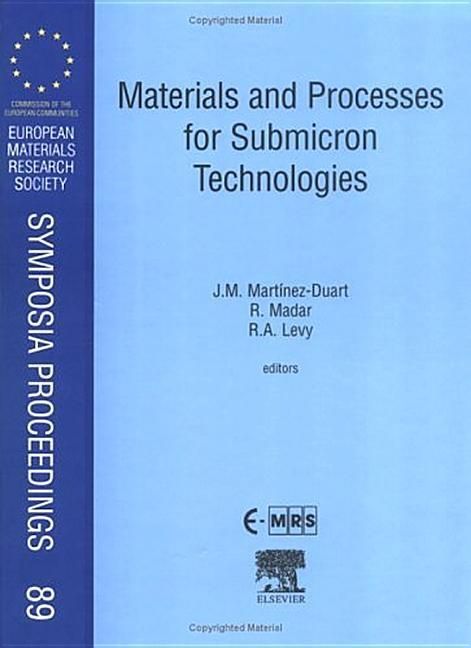 Produktbild: Materials and Processes for Submicron Technologies