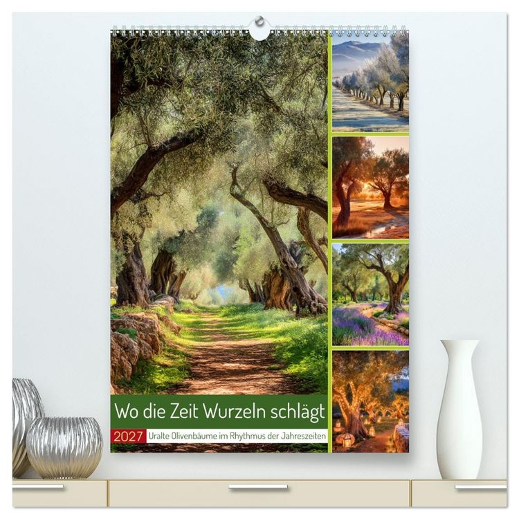 Produktbild: Wo die Zeit Wurzeln schl&auml;gt (hochwertiger Premium Wandkalender 2027 DIN A2 hoch), Kunstdruck in Hochglanz