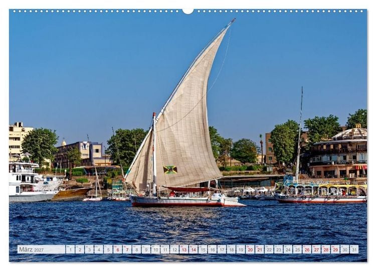 Produktbild: &Auml;gypten Abseits der Pyramiden - Eine Reise durch das Herz des Orients (hochwertiger Premium Wandkalender 2027 DIN A2 quer), Kunstdruck in Hochglanz