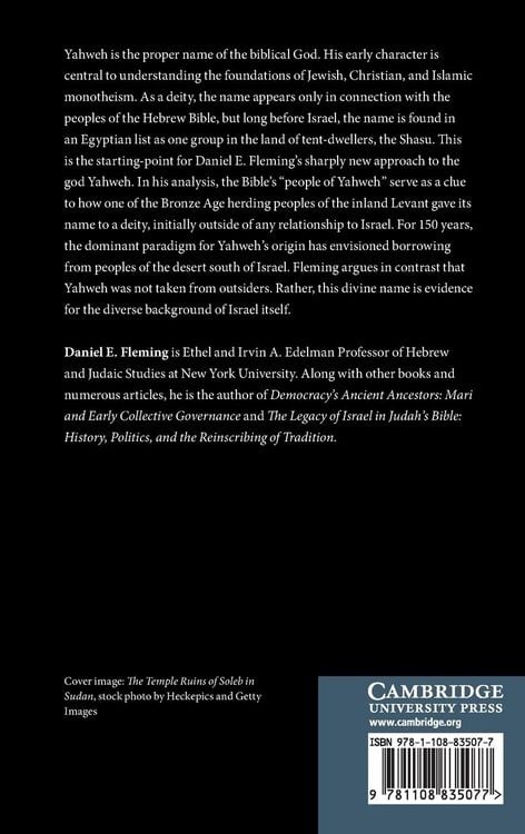 Produktbild: Yahweh before Israel