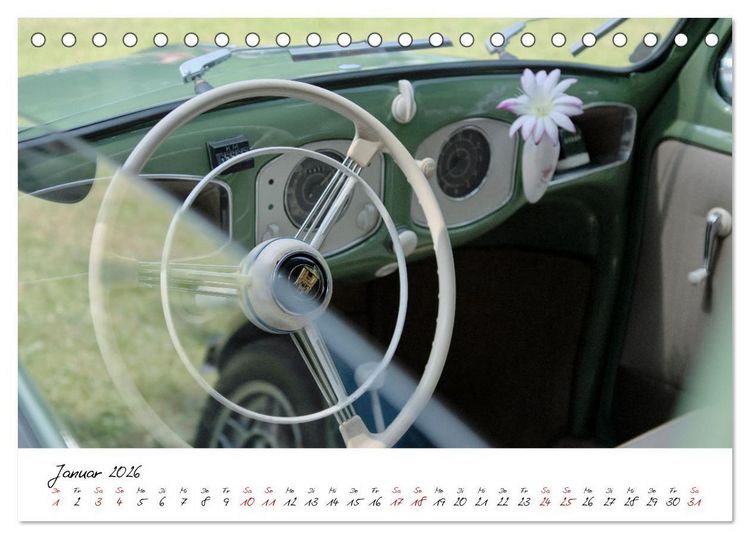 Produktbild: Oldtimer Innenansichten (Tischkalender 2026 DIN A5 quer), CALVENDO Monatskalender
