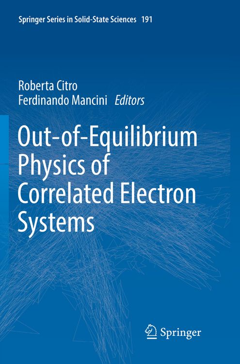 Produktbild: Out-of-Equilibrium Physics of Correlated Electron Systems
