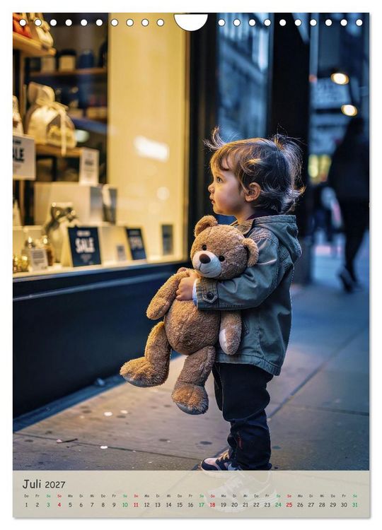 Produktbild: Mein liebster Teddy (Wandkalender 2027 DIN A4 hoch), CALVENDO Monatskalender