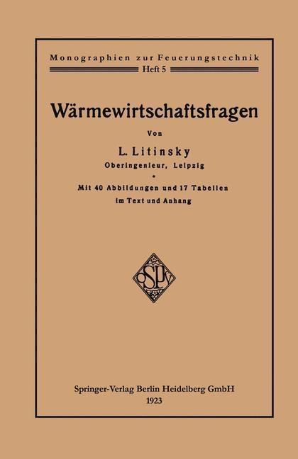 Produktbild: W&auml;rmewirtschaftsfragen