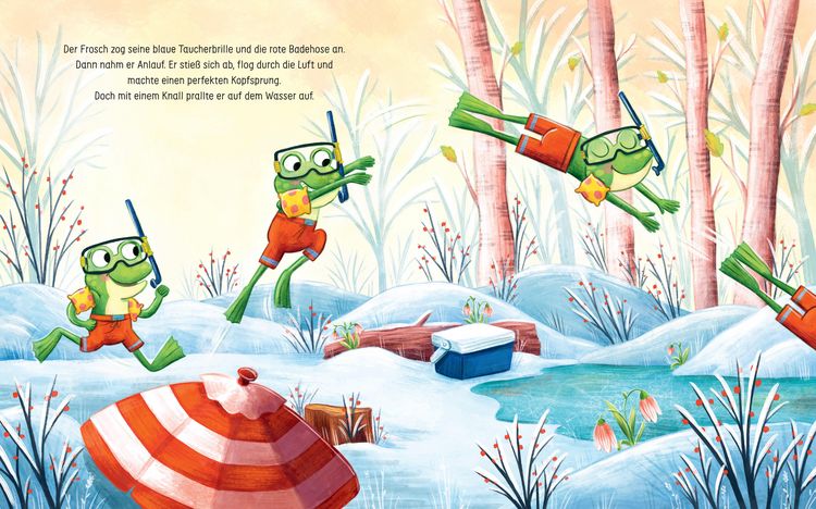 Produktbild: Der kleine Frosch will schwimmen gehen!